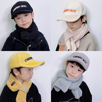 Childrens hat mens wave autumn winter CUHK Duck Tongue Cap Boy Fashion Goat Suede Boy Warm Hat Baseball Cap