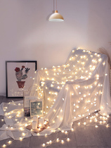 Star lighting Net red room layout girl heart bedroom decoration small lantern flashing lights string lights full Sky star Net red light