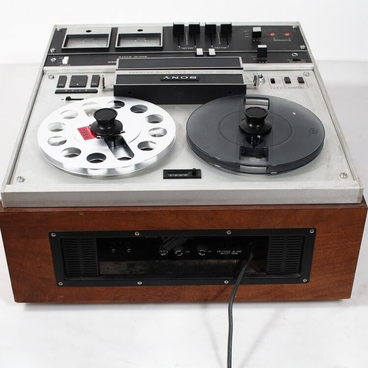 Antique Japanese Recording Machine Sony TC - 9680 Audio Open Machine 4 track high quality recording machine
