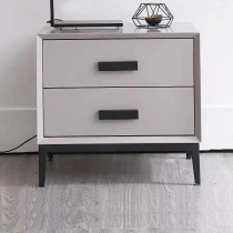 Bedside table simple modern bedroom creative side several full ins Wind paint storage light luxury bedside storage counter