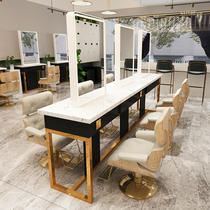 New Beauty Hair Beauty Mirror Desk Brief Fashion Wind & Dyeing Makeup Mirror Hair Salon Hair Salon Hair Salon Special Haircut Mirror