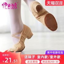 Yimei Han camel teacher professional dance shoes folk dance shoes soft bottom women belly dance shoes women practice shoes