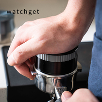 watchget Coffee Powder Presser Handless Powder Hammer Cloth Powder Mat Bracket Set Constant Balance Presser 58mm