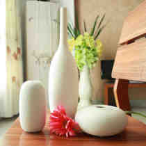Fans · Makeup Ceramic White Threaded Vase Modern Simple Home Living Room Decoration Ornaments Floral Flower Art