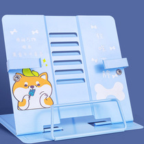 New Products Elementary School Kids Reading Shelves Bookshelves Book Bezel Multifunction Book Clips Fixed Book Shelves Desks Deities creators Creative minimalist desktop Folding Stacks Book Metal Books Leaning on Bookbinder brackets