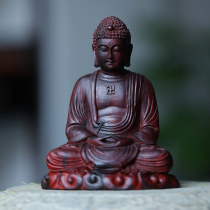 Shika Moniforo Indian leaf sandalwood carved hand mahogany statue collection of precision artworks 8045