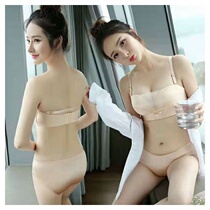 Underwear suitable for wearing a sundress with a leaky back with a strapless evening dress Beauty back 2020 anti-light bra