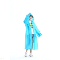 Direct supply non-disposable raincoat matte thickened EVA non-cordon adult poncho processing customization