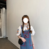 Strap Skirt Womens Summer Long Dress hipster Japanese Korean Loose Joker Student 2020 New Tide Skirt