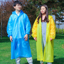 Disposable raincoat thickened men and women Transparent adult childrens coat portable outdoor long full body rainstorm poncho