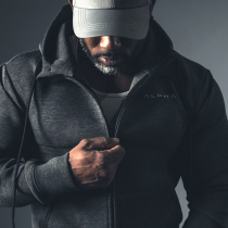 Muscle captain European and American trend coat 2021 Spring and Autumn New ins leisure sports clothes Tide brand coat men