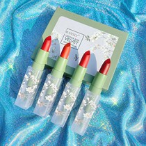 Manshili Cherry Blossom Christmas Limit Lipstick Single Chinese Minor Parity Brand Does Not Fade Waterproof Students