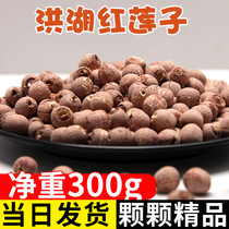 Lotus root mud Red Lotus 300g core red skin lotus seed non-sulfur waxy lotus seed red lotus seed powder glutinous soup lotus seed