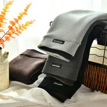 Thin suede underpants woman autumn winter outside wearing plus suede thickened pure cotton no ball black tall lengthened warm pants