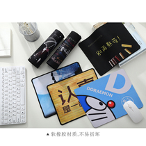 Student Mouse Pad Cute Girl Cartoon Trumpet Thickened Computer Desk Cushion Rubber Mat cartoon Mouse Mouse Creative