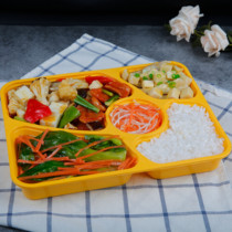 Simulation vegetable set to be a merrite fake dish to make rice package model sample food fast food with soup