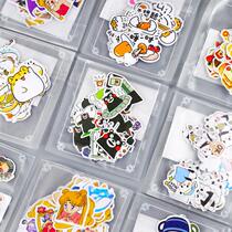 Japanese and Korean handbook stickers cartoon animals animation gourmet creative stickers corner biological corner stickers emoticon packs