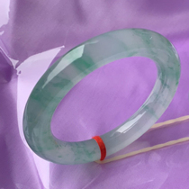 Myanmar jade bracelet ice seed floating flower natural a goods Jade glass seed counter round jade bracelet with certificate