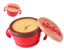 Snack cup Spill-proof baby food box Creative baby spill-proof snack bowl Household portable out-of-home straw bowl