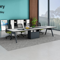 Conference Table Long Table Minima Modern Improvised Small Strip Table Meeting Room Table And Chairs Combined Oval Table Steel Feet