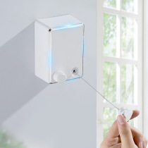 New invisible clothesline Balcony clothesline artifact Wire shrinkage clothesline indoor free hole household telescopic