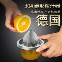Manual Juicer 304 Stainless Steel Mini Household Squeezed Fruit Lemon Orange Juice Juicing Cup Juicer Extruder artifact