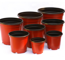 Plastic flower pots Soft wall two-color flower pots Nursery pots Fake planting pots A variety of specifications