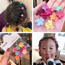 Childrens small grab clip Korean girl hairpin Princess clip baby flower hair catch banghai clip small hair headdress