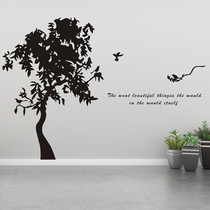 Water Moon Mirror Flower Room wall Net red rental house renovation warm wall sticker rental bedroom decoration background wall painting