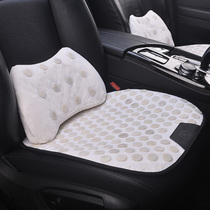 2022 new summer car seat cushion jade pebble cool cushion for summer without backrest three sets of single sheet breathable cushion