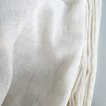  Manshan art environmental protection American Japanese modern living room balcony bedroom semi-shading translucent hemp yarn beige