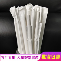 Creative party props color single packaging paper straw wedding supplies 100