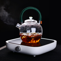 Wuzhin high temperature resistant lifting beam glass pot household transparent Tea Tea Teapot electric pottery stove heating kettle