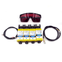 Blue high power laser module miniature 12V laser head DIY marking cutting laser ejector engraving machine accessories