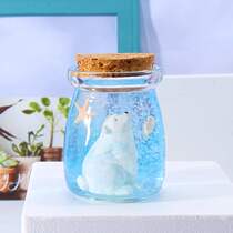 Wish glass bottle ocean diy material drifting empty can handmade wish to creative Christmas birthday gift
