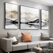 Nordic living room decorative painting modern simple tripto light luxury sofa background wall decoration wall painting wall painting