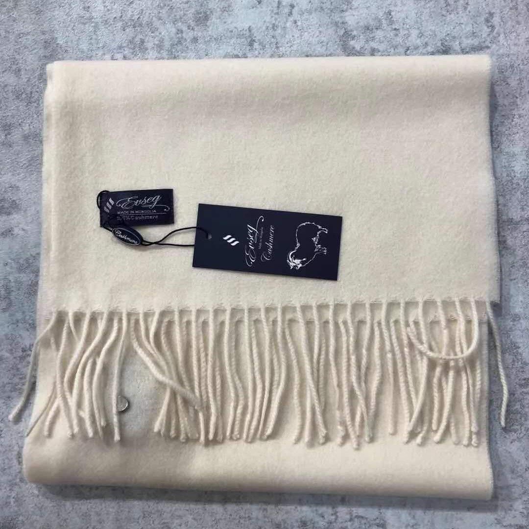 Mongolian Cashmere Brand EVSEG Friendship Cashmere Scarf 02#
