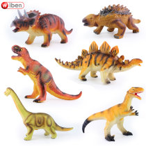 Simulation Jurassic soft glue dinosaur toy Ankyransaurus Rex has a sound animal model male children gift soft