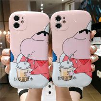 Huawei Apple small waist Crayon Xiaoxin Phone11 phone case 8plus cute x Cartoon tide girl 11pro