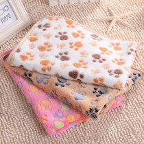 Pet Air Conditioning Blanket Teddy Dog Bed Dog Mat Cat Kennel Blanket Quilting Dog Supplies Coral Suede Winter Warm