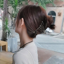 Simple large shark hairclip Korean Net red temperament grab clip practical Bath Top clip hair accessories back head clip