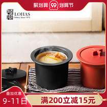 Taiwan Lubao cross-type energy Pier pot stew household ceramic double-layer water stew soup cooking porridge soup pot Birds Nest