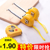  Tape measure 3 meters 5 meters stainless steel wear-resistant high-precision measurement woodworking ruler Waterproof portable drawing drawing steel tape measure