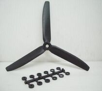 ※ Happy model ※ G W S HD8040 * 3 positive oar trifoliar electric solid front pull propeller original plant