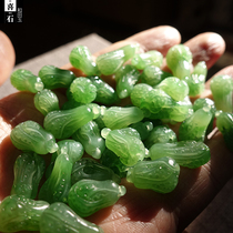 Xishi Xinjiang Hetian Jade small accessories Jasper cabbage Hetian jade pendant necklace accessories pendant necklace small jade pendant