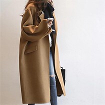 sandro Moscoloni Humped Double-sided Cashmere Coat Woman for a long 2023 new Han-style Coat Coat