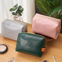 Mis travel portable large capacity cosmetic bag Creative Leather multifunctional storage bag waterproof and wear-resistant wash bag