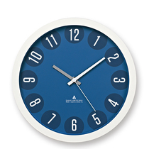 Lemnos Japan imported KORO wall clock personality childrens color clock high-end living room clock bedroom silent clock