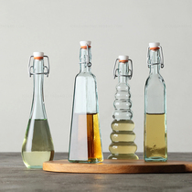 Calle Spain imported new products Simple modern environmental protection glass kitchen seasoning pot Oil pot four-piece set