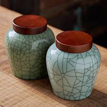 Tea cans sealed cans household tea storage cans storage cans Porcelain cans Medium general custom black tea white tea Longjing green tea
